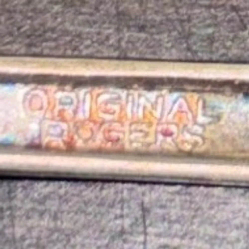 Vintage Depression Era‎ 1940s Wm Rogers Avalon Cabin Silver Plated (2) Teaspoons